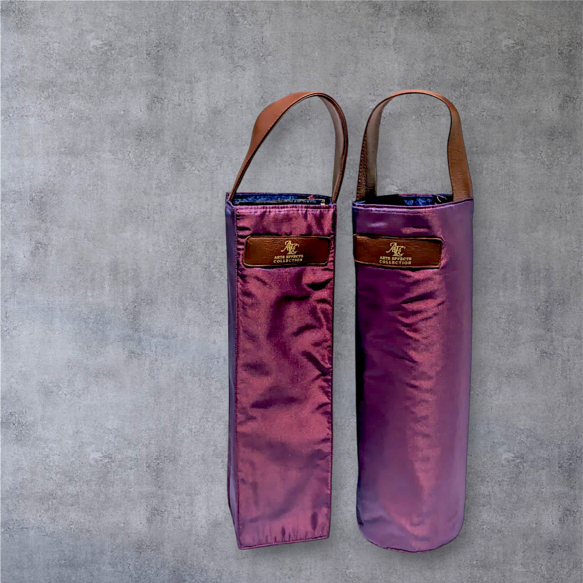 The Plain Pink Wine Bag
